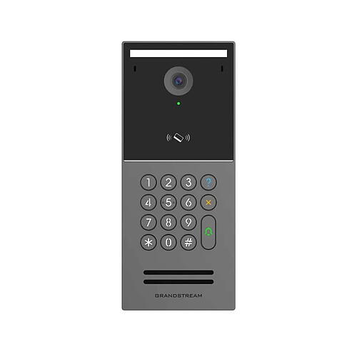 Contrôle d'accès Grandstream 4MP Carte IC/ID/RFID, QR, PIN, NFC - GDS3725