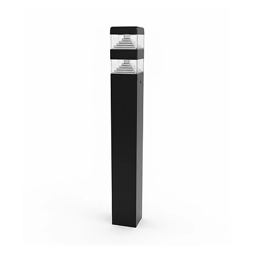 Lumihome Borne extérieure Pyramide 60cm Noir