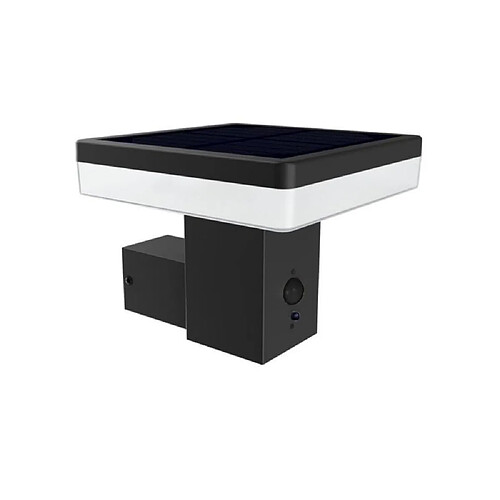 Lumihome Applique extérieure solaire SUN–1000 avec détecteur de mouvements Noir