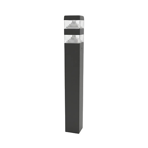 Lumihome Borne extérieure Pyramide 60cm Gris anthracite