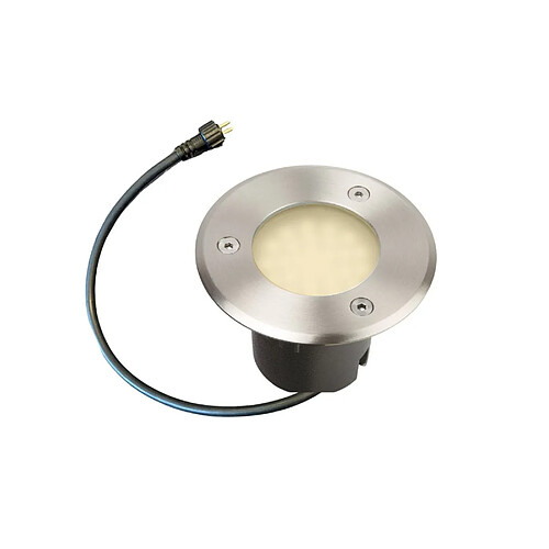 Lumihome Spot encastrable leds integrées abords piscine blanc chaud diamètre 10cm