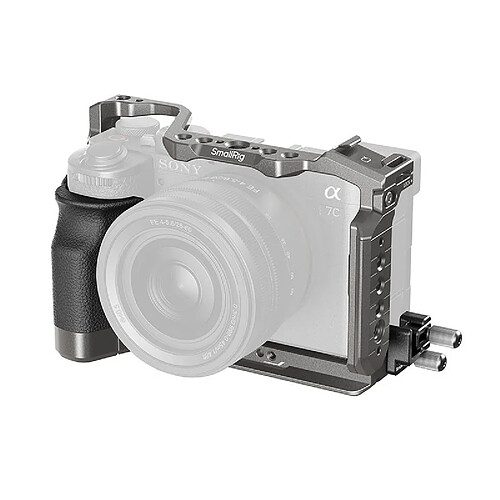 SMALLRIG HawkLock Kit cage à dégagement rapide avec poignée en silicone pour Sony Alpha 7C