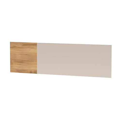 Pegane Tête de lit double coloris Beige/chêne Mauvella