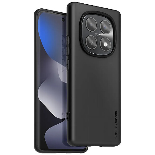 Xfm Coque pour Redmi Note 15 5G / 4G Soft Touch Antichoc avec Rebords Rehaussés Noir