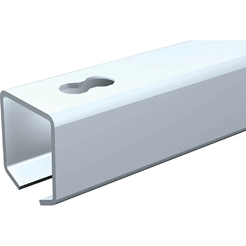 Mantion 2525F 600 Rail coulissant 6 m galvanisé 27,2x24,5 mm