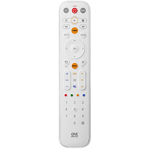 One for all Télécommande TV universelle – Blanc