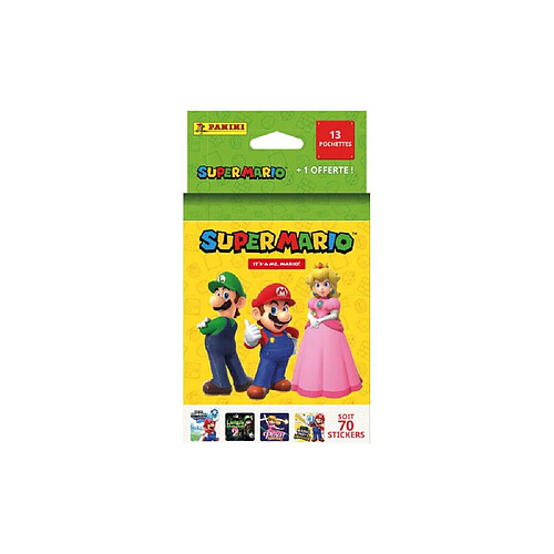 Panini AACBC24595 Super Mario 2 Blister 13+1 pochettes 70 stickers