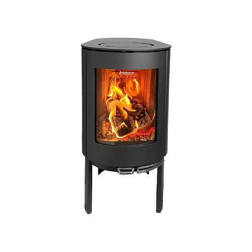 Aduro 23 Poêle à bois indépendant 3-9 kW verre incurvé noir mat