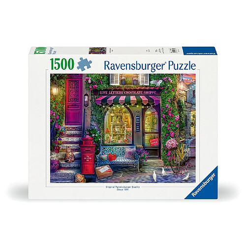 Ravensburger 12000737 Puzzle 1500 pièces Chocolaterie 80x60 cm paysage