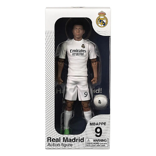 MEGABLEU MEBL678180 Figurine articulée Kylian Mbappé Real Madrid 20 cm