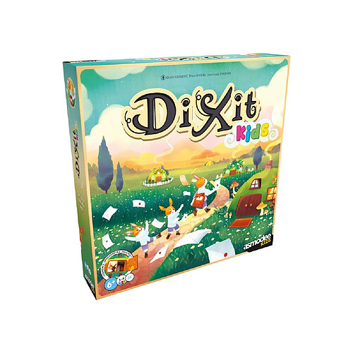 Asmodee Editions Dixit Kids Jeu coopératif d'association d'images 84 cartes XL
