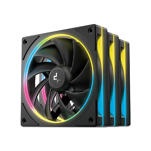 DeepCool FL12 SE 3IN1 Ventilateurs boîtier 120 mm ARGB PWM blanc 3 pièces