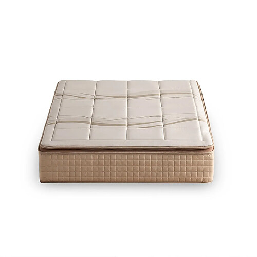 Dream&Co Matelas PREMIUM 90x200, Visco, Latex, Ressorts ensachés, Fermeté Moyenne, 31 cm, CALYPSO