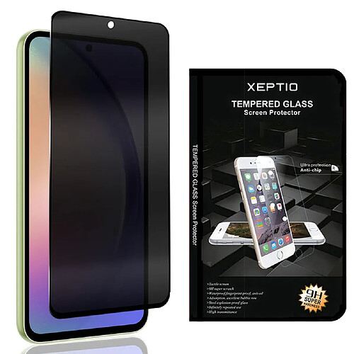 Xeptio Protection d'écran vitre anti espion confidentialité verre pour Samsung Galaxy A57 5G