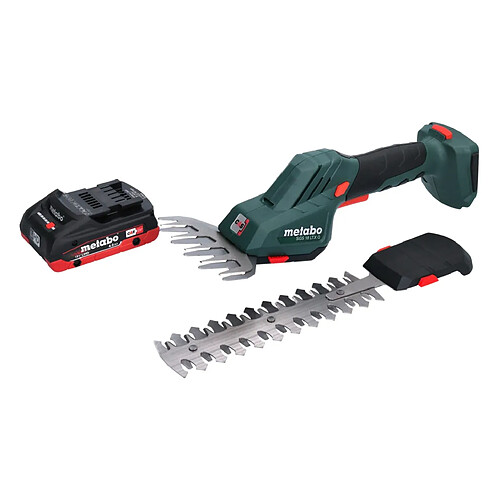 Metabo SGS 18 LTX Q Cisaille à gazon et arbustes sans fil 18 V + 1x 4,0 Ah - sans chargeur