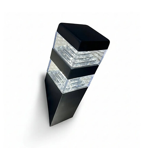 Lumihome Applique extérieure Pyramide 1000 lumens Noir