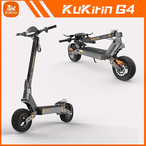 Trottinette Électrique pliable KuKirin G4, Moteur 2000W,vitesse 70km/h, Batterie 60V20 Ah