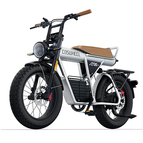 Vélo électrique COSWHEEL CT20- Moteur 1500W - Autonomie 120km - batterie 48V25Ah