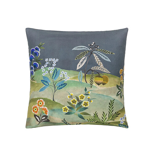 DESIGNERS GUILD Taie d'oreiller en Percale de coton - 65 x 65 cm - Bleu