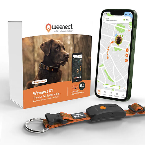 Weenect XT Dogs Orange JK9 Collar