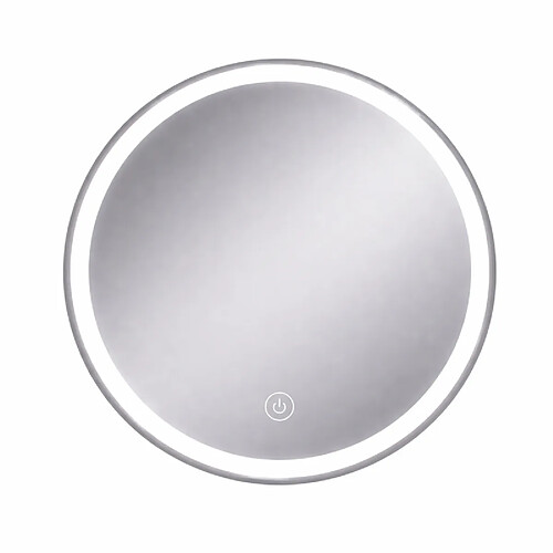 OTITEC Miroir LED rond - 60 x 60 cm - Éclairage LED en façade - LUMIA