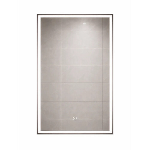 OTITEC Miroir LED rectangulaire - 50 x 70 cm - Éclairage LED en façade - NÉRIA