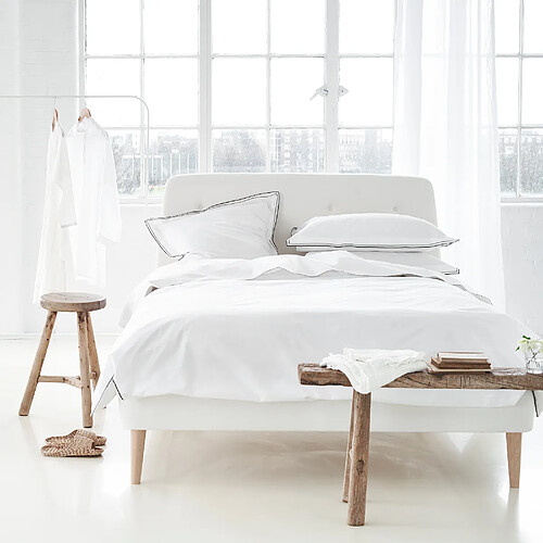 DESIGNERS GUILD Housse de couette en Percale de coton - 140 x 200 cm - Naturel