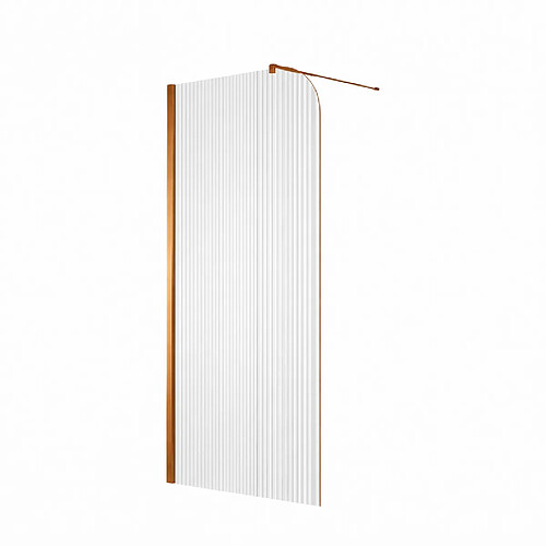 OTITEC Paroi de douche italienne LUCIA - 120 x 195 cm - gauche