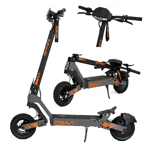 Trottinette Électrique Pliable Kukirin G2,Moteur 1200W,Batterie 48V 15.6Ah ,autonomie 55KM