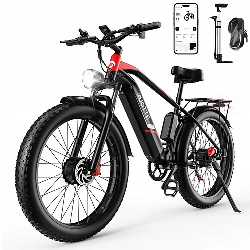 Vélo Électrique DUOTTS F26 ,Double Moteur 1500W, Batterie Samsung 48V20Ah, Autonomie 120km