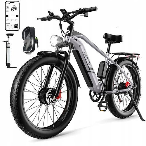 Vélo Électrique DUOTTS F26 Double Moteur 1500W, Batterie Samsung 48V 20Ah, Autonomie 120km
