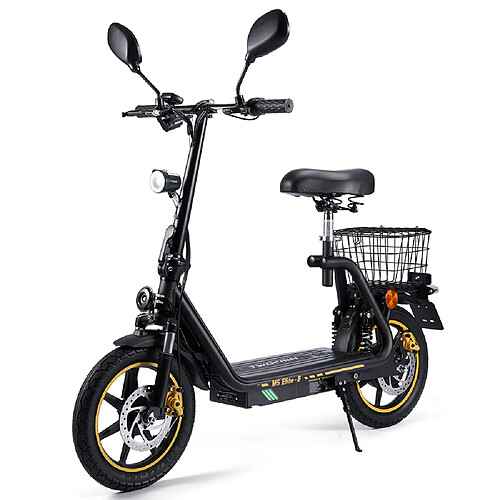 Trottinette Électrique TwoFish M5 Elite,Moteur 500W (750W pic), 48V13Ah, 40km/h, pneus 14"
