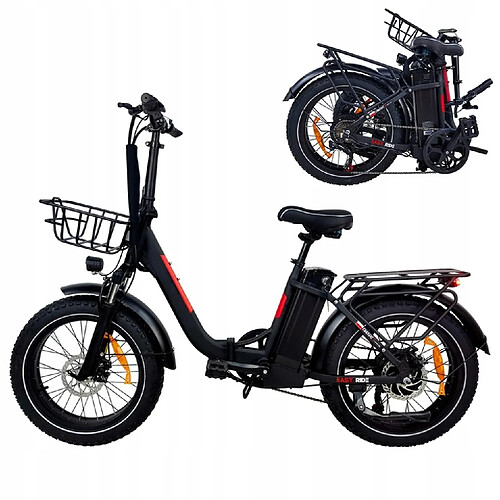 velo electrique DZ2030,Moteur 1000W,batterie 16Ah, Autonomie 100km, SHIMANO 7 speed,pliabl