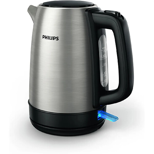 Bouilloire électrique Philips 1,7 L acier inoxydable