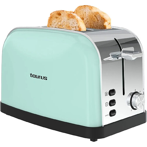 Taurus Grille-pain Vert Inox 2 Fentes 950W
