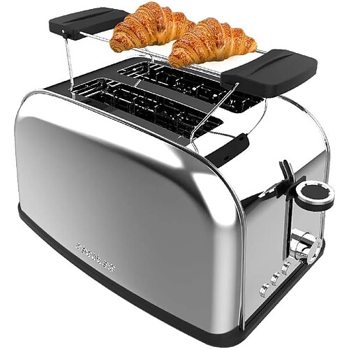 Cecotec Grille-pain Inox 2 Fentes 850W