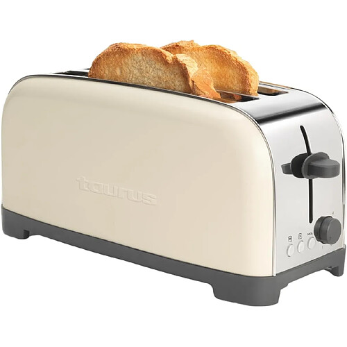 Taurus Grille-pain Rétro 1500W 2 Fentes Inox