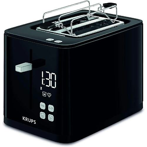 Krups Grille-pain Noir Tactile 850W 2 Fentes