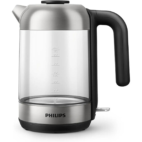 Philips Bouilloire électrique 1,7 L verre inox 2200 W