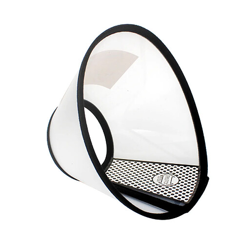 INF Collier de protection, collier conique pour animal de compagnie Transparent S