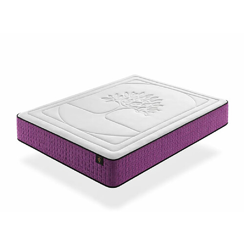 DAGOSTINO HOME Matelas 180x200 Accueil mémoire de forme "Life Tree" - Ferme - Réversible - H30 Cm