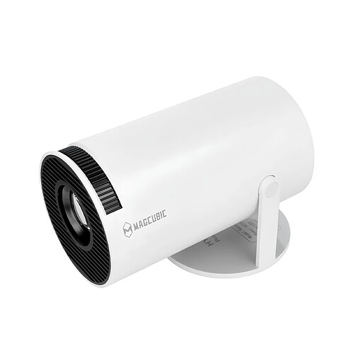 Partel Mini Vidéoprojecteur Portable HY300 Android 11 Bluetooth / WiFi Rotation 180° Blanc