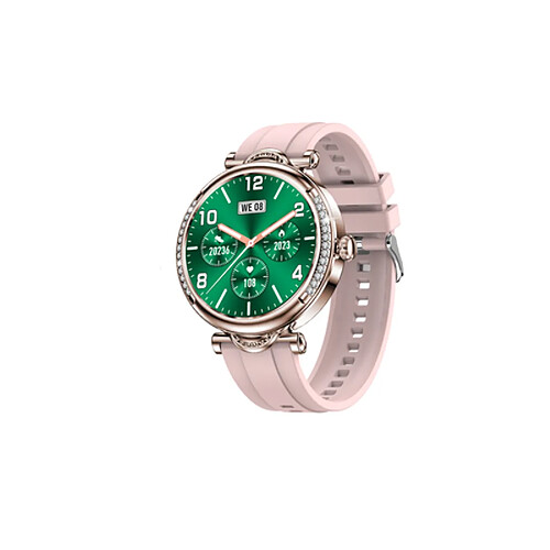 INF Montre intelligente avec moniteur de fréquence cardiaque, moniteur de sommeil Pink