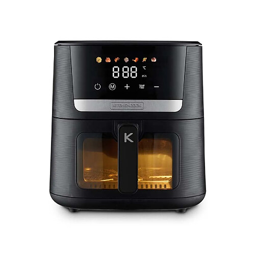 Kitchencook - Airmed 7w - Friteuse à Air 7l Avec Fenêtre - 7 Programmes - 1600w