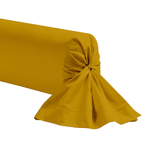A demain Taie de traversin en Coton - 85 x 185 cm - Curry