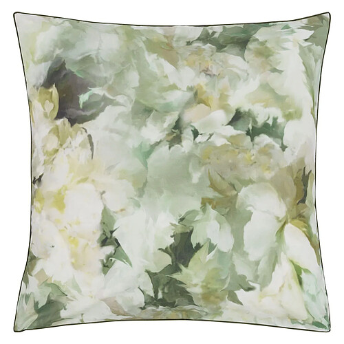 Designers Guild Taie d'oreiller imprimée en percale de coton, FLEURS DE JOUR CELADON