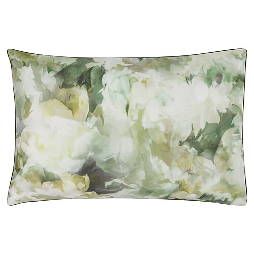 Designers Guild Taie d'oreiller imprimée en percale de coton, FLEURS DE JOUR CELADON
