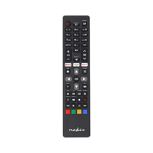 Nedis Télécommande de Remplacement Préprogrammée pour TV Philips avec Streaming Noir