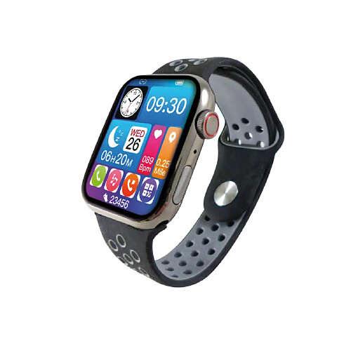 Inovalley Montre connectée Android & IOS multifonction MC40 noire