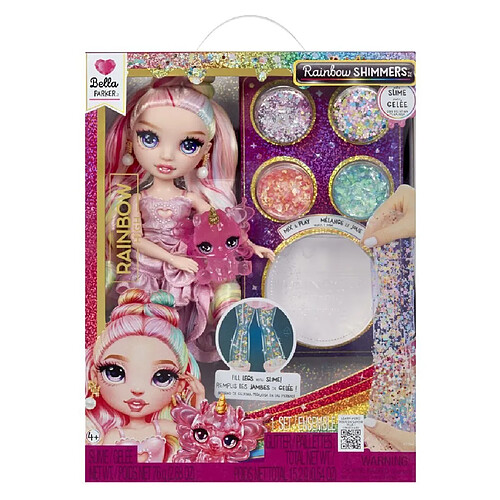 Rainbow High Rainbow Shimmers with Slime Fashion Doll - Bella (pink)